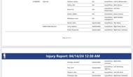 Jazz vs. Warriors injury report: April 14